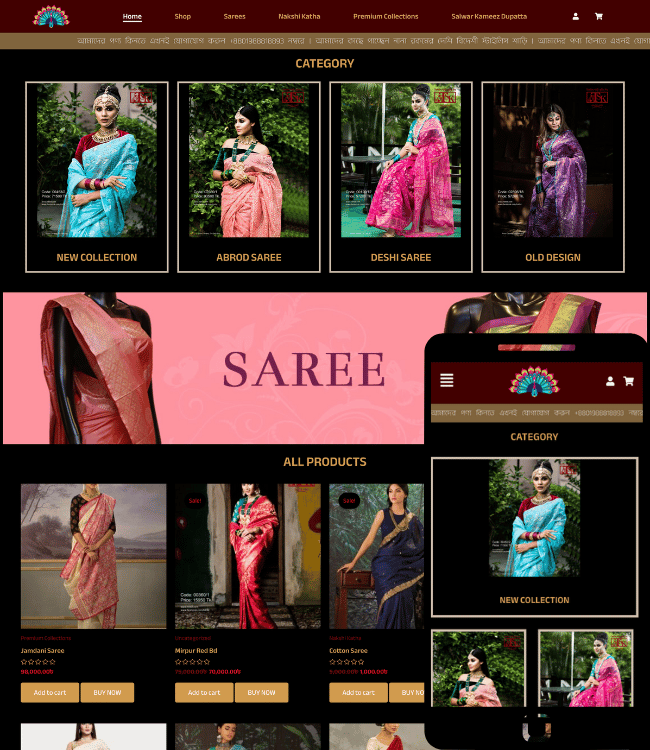 Women Fashion website demo